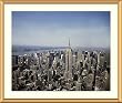 Empire State Building and Manhattan Skyline - Beautiful approx. 25"x29" Framed & Matted - 1 1/2" Antique Style Gold Frame - Photographic Print by Carol M. Highsmith