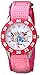 Disney Girls' W000042 Time Teacher Disney Princess Watch with Pink Nylon Band