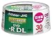 Victor データ用DVD-R DL (片面2層) 8.5GB 8倍速 ワイドホワイトプリンタブル 30枚 日本製 CD-R85CS30 VD-R85CS30