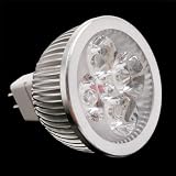 LED Mr16 Spotlight 12v 4w (440 Lumen - 50 Watt Equivalent) 3000-3500K 60 Degree Beam Angle