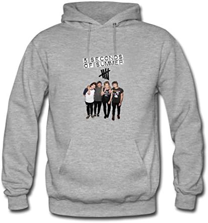 Angela Glass Mens 5sos Logo Grey hoodies Size XXL