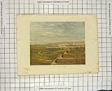 Antique Colour Print View Land Goshen Middle East