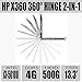 HP Pavilion x360 360° hinge 2-in-1 13.3-Inch Touch Screen Laptop (2.1GHz Speed, 4GB Memory, 500GB Hard Drive) Silver
