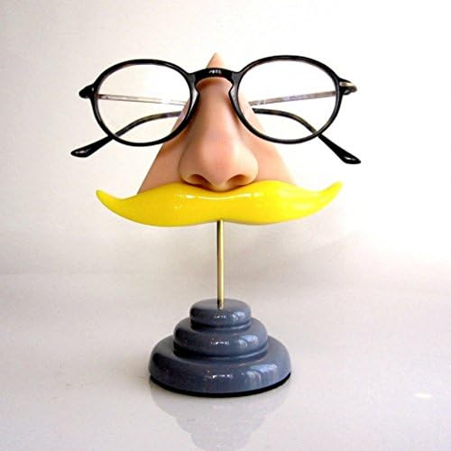 Blonde Mustache Nose Eyeglass Holder