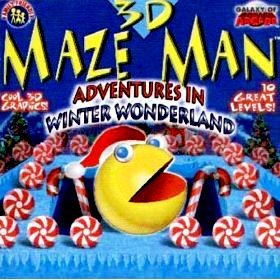 3D Maze Man: Adventures in Winter Wonderland 