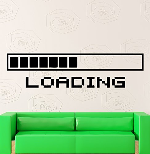 Wall Stickers Vinyl Decal Funny Computers Loading PC Gamer Video Game (ig1169)