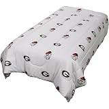 Georgia Bulldogs Full Comforter Rotary Print White from College Covers