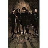 My Chemical Romance (Group, Black and Gold) Music Poster Print - 11x17