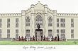 Virginia Military Institute Lithograph 14x10 Unframed Lithograph