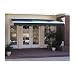 Outdoor Living : Large Motorized Retractable Awning, GREEN
