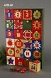 Adventskalender 25x37cm Holz bunt 24 Schubladen Liefermenge = 1