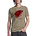 HBOs Game of Thrones The North Remembers Mens Oatmeal Heather T-shirt M