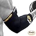 Copper United Compression Elbow Sleeve #1 Copper Infused Fit Support - GUARANTEED Recovery Brace - Best for Workouts, Golfers, Tennis Elbow, Arthritis, Tendonitis & More - Wear Anywhere - Single