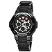 Casio Women's Baby-G BGA124-1A Black Stainless-Steel Quartz Watch with Black Dial