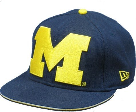 Men's Michigan Wolverines New Era Authentic Collection Big One Cap