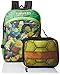Teenage Mutant Ninja Turtles Boys' 16 Inch Backpack with Lunch Tote