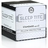 Sleep Tite by Malouf Hypoallergenic Pillow Protector, King, Set of 2