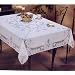 Vinyl Lace Betenburg Design Tablecloth White 60" X 90"