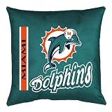 Miami Dolphins NFL Locker Room Collection Toss Pillow (17x17)