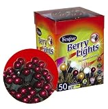 Outdoor Living : Festive 50 Red Berry Lights (LK/55/R)