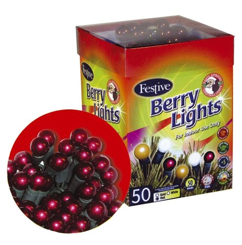 Buy Festive 50 Red Berry Lights (LK/55/R) online at Discounted New and Used prices. Delivered to your door with Off-The-Bookshelf.