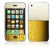 I Love Beer Decorative Skin Cover Decal Sticker for Apple 2G iPhone (1st Gen)