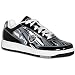 Reebok Men's NFL Oakland Raiders Recline Paint Sneaker,Black/White/Silver,10 M