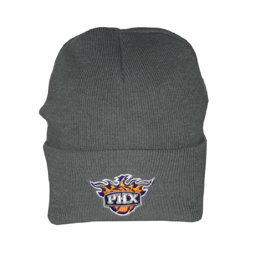 Adult NBA Phoenix Suns Warm Ski & Skate Roll Up Beanie / Winter Hat - One Size Fits All - Grey