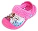 Disney Frozen Elsa Anna Girl's Warm Pink Fur Clog Mule Shoes (Toddler/Youth)