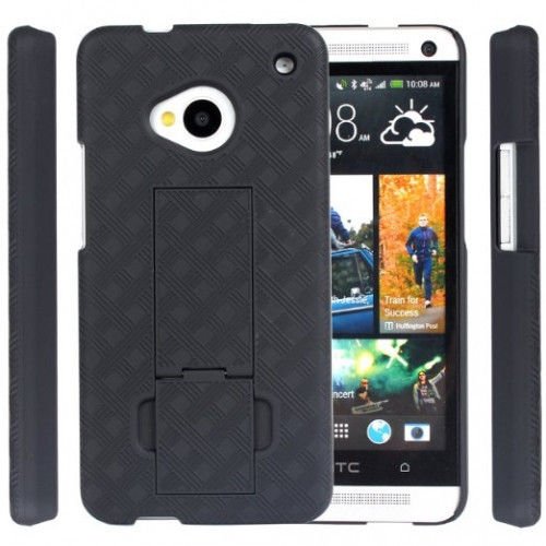 HTC--OEM-Verizon-HTC-One-6500-Case-3in1-Case-Holster-Viewing-Stand