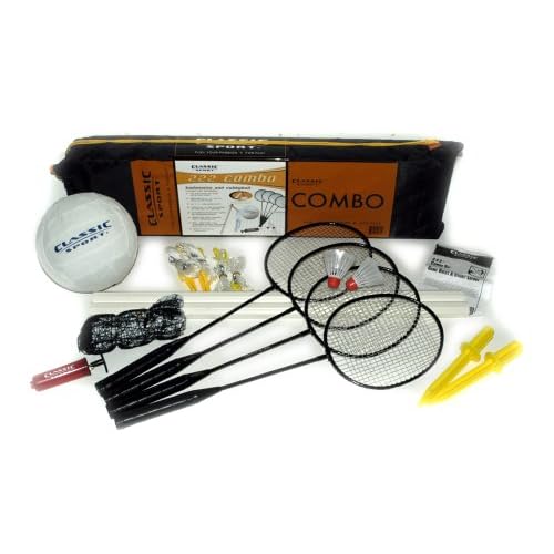 Classic Sport 222 Combo Volleyball / Badminton Set