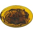 Bathroom or Kitchen Amber Like Soap dish