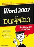 Word 2007 f&uuml;r Dummies - Dan Gookin