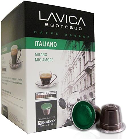 DARK COFFEE ROAST PACK (60) Lavica Discovery Series Nespresso compatible coffee capsules (pods) (Medium Coffee Roast Lavica Discovery Series(60))
