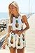 Handu Women's Summer Sleeveless Pineapple Printing Backless 2 piece Shorts Jumpsuits