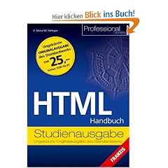 HTML-Handbuch, Studienausgabe