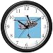 Rescue Helicopter Wall Clock by WatchBuddy Timepieces (White Frame)