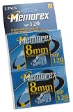 Cheap Memorex 120-Minute 8mm Video Tape (2-Pack)