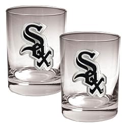 Chicago White Sox MLB 2pc Rocks Glass Set - Primary Logo by Great American Products