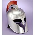 Plated Knight Helmet Child (Silver)