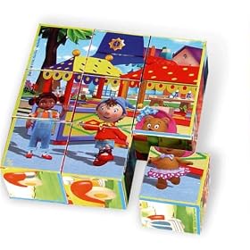 Vilac Wooden Noddy Blocks Jigsaw Puzzle