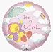 Duckie Baby Shower It's A Girl Duckie Mylar Balloon
