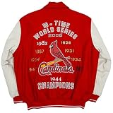 St. Louis Cardinals Wool/Leather Commemorative Varsity Jacket