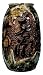 Asian ming jar / vase with etched chinese characters - 11"H