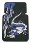 Blue Fire Dragon Universal-Fit Molded Front Floor Mat - Set of 2