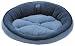 Fido Fleece Cloud Bed - Small 29.5 in. X 23 in. - Blue on Blue