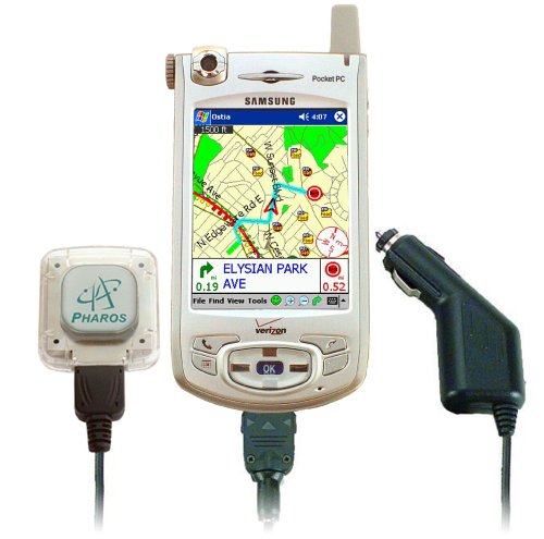 Pharos Pocket GPS Navigator Samsung i700 US Maps DC Charger PDA Holder On Sale