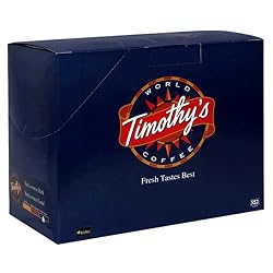 Timothy's World Coffee, San Lorenzo Dark,  K-Cup Portion Pack for Keurig K-Cup Brewers, 24-Count (Pack of 2)