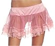 Lace Petticoat Crinoline Short Skirt Slip Pink