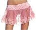 Lace Petticoat Crinoline Short Skirt Slip Pink
